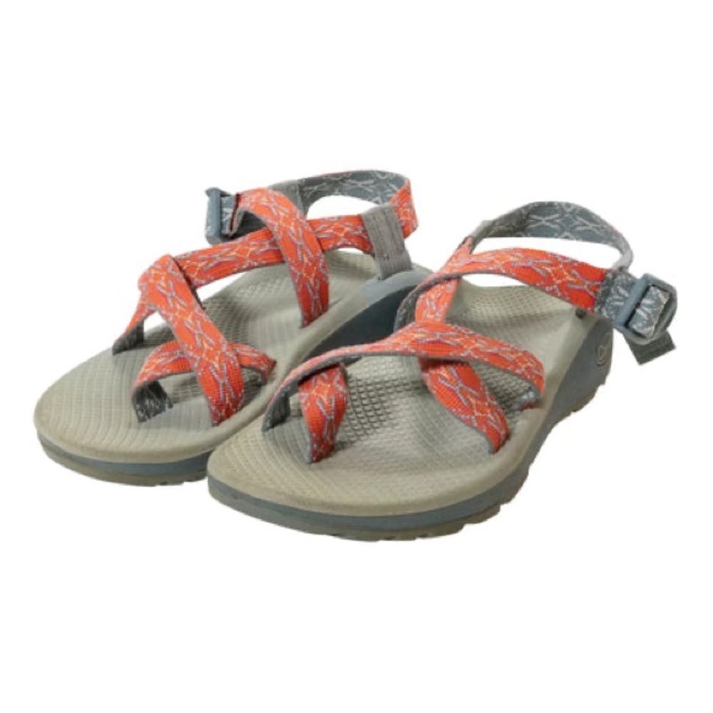 Chaco orange outdoor sandals hiking shoes sandals size 8